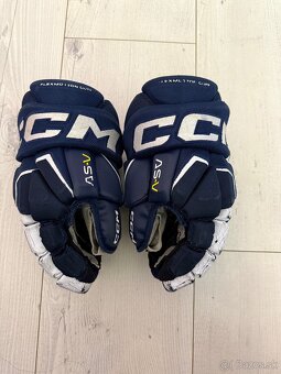 HOKEJOVÉ RUKAVICE CCM AS-V VEĽKOSŤ 10 TOP STAV - 2
