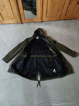 Pánská parka YOUR TURN – olivově zelená, velikost L - 2