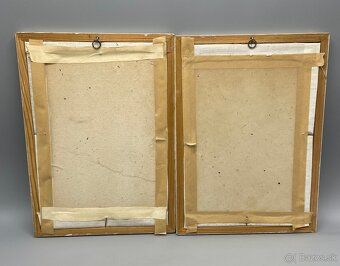 Vyšívané obrazy s lúčnymi kvetmi - 2