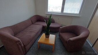 Rohový rozťahovací gauč s kreslom - 2