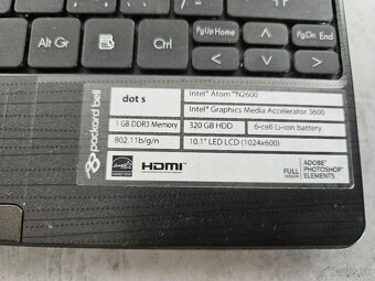 Notebook Packard Bell 10.1 - 2
