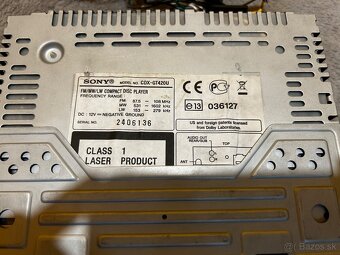 Autorádio Sony CDX-GT420U - 2