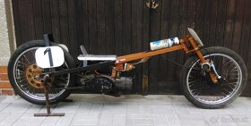 starý pretekový motocykl sprint dragster jawa čz koště DKW - 2