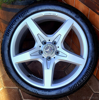 alu R18 5x112 orig. AMG, Mercedes, dvojrozmer (+ letné pneu) - 2