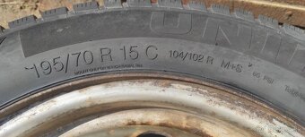 rezerva 195/70R 15C (disk + zimná pneu) - 2