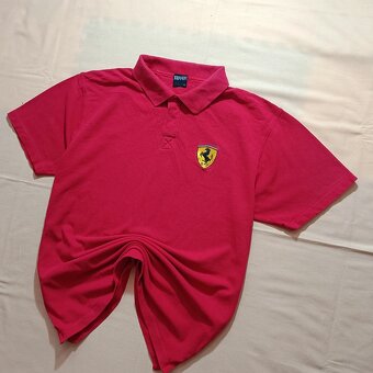 Ferrari červená polokošeľa s krátkym rukávom official tričko - 2