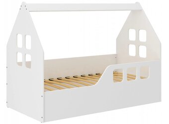 Detska Postel Domcek - 160x80 + rost + matrac - 2