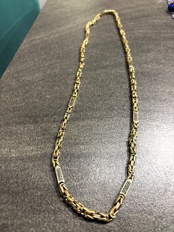 Zlatá retiazka 585 Královský vzor - 2