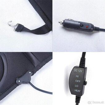 Vyhrievany podsedak do auta 2ks - 2