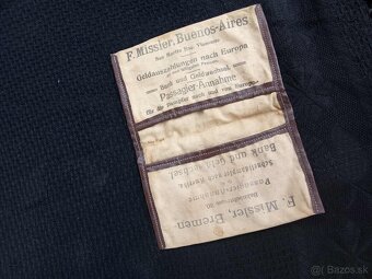 Vystahovalectvo do USA - platenne puzdro na cestovny listok - 2