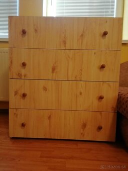 Borovica laminát - komoda a perinák - 2