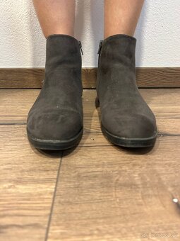 Hnedé jesenné topánky - 2