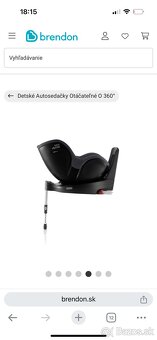 Otočná autosedačka s isofixom - 2