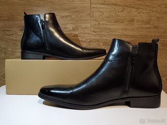 Elegantné pánske členkové topánky - 2