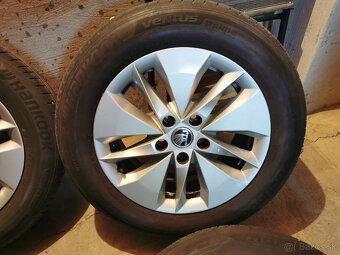Škoda Octavia IV - orig. 16" alu disky s letnými pneu - 2