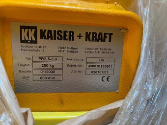 Predám žeriav KAISER + KRAFT - 2