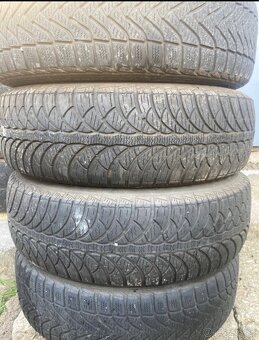 Zimná sada plechové disky+pneu 165/70 R14 5x100 - 2
