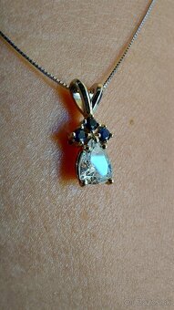Luxusný diamantovy prívesok z 14k zlata - 2