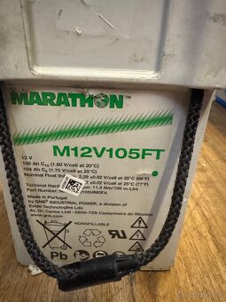 🔋 MARATHON batérie na predaj – 105 Ah a 155 Ah - 2
