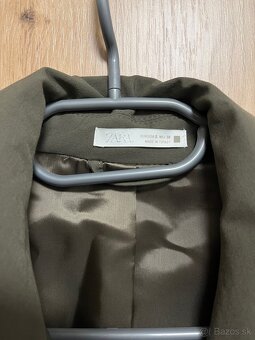 Pánsky kabát trenčkot Zara veľkosť S - 2