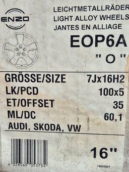 alu disky 5x100 r16 - 2