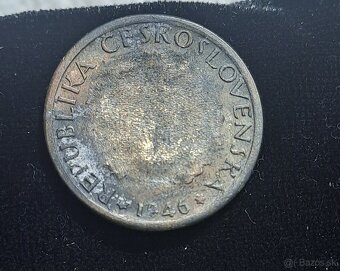 1 koruna 1946 (skúšobná razba) - 2