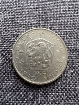 5 korún Československo 1974, variant B - 2