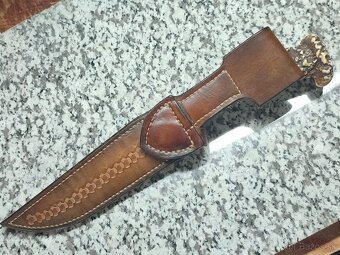 Dýka s ručne robeným koženým puzdrom - 2