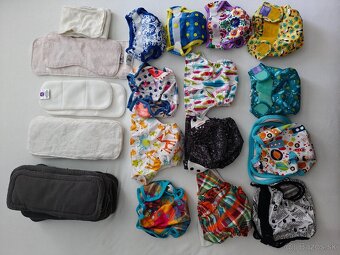 Látkové plienky, prateľné, bavlnené plienky - 2