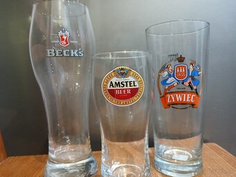 Pivové pohare..zahraničné - 2