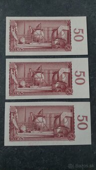 3x 50 Kčs 1964 - 2