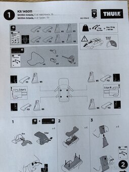 Thule Patky 7105 a kit Skoda, Mazda, Seat - 2