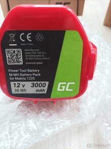 Green Cell PT181 technická batéria Makita 12V 3000 mAh - 2