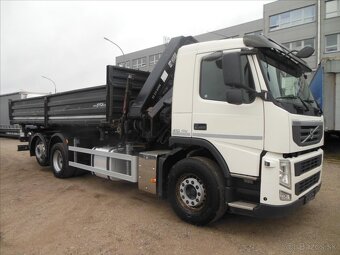 Volvo FM 410, 6x2, sklápěč S3, Hiab - 2