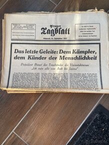 lidove noviny stare noviny historicke noviny z r. 1939 - 2