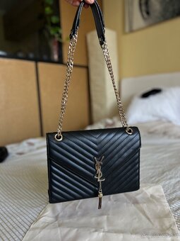 Kabelka YSL cierna (yves saint lauren) zlato cierna kabelka - 2