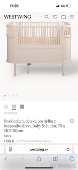 Detská postieľka SEBRA - 2