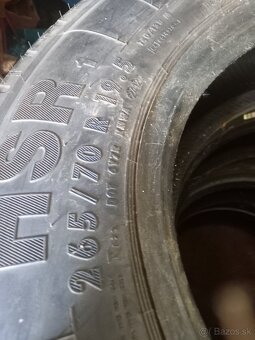Predám nové pneu continental 265/70r19,5 predné vodiace - 2