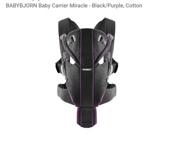 Babybjörn detský nosič Baby Carrier Miracle - 2