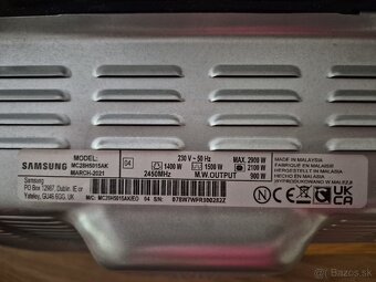 Prredám teplovzdušnú rúru SAMSUNG s grilom - 2