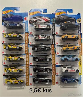 Hotwheels - Kus 2,50€ - 2