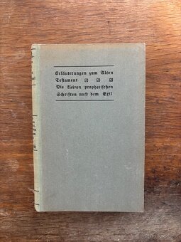Nemecké knihy "vysvetlivky k starému zákonu" - 2