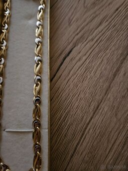 Zlatá retiazka 14 k. 13.3 gr..50cm cc 6 mm hrubá - 2