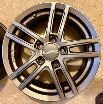 Hliníkové disky -DEZENT TZ graphite - R16 - 5X112 - 2