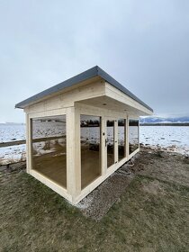 Exteriérová sauna s odpočinkovou miestnosťou - 2