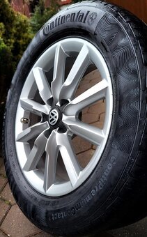 alu R17 5x112 orig. Audi A4 + letné pneu 225/50R17 - 2