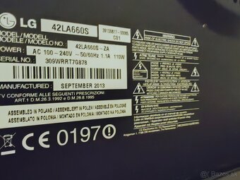 Predám SMART televízor LG 108cm - 2