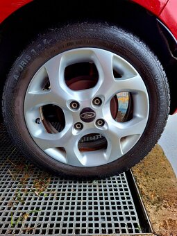 Alu hliníkové disky 4x108 Ford + Pneumatiky 195/50 R15 - 2