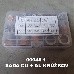Sady medených, hliníkových a fibrových krúžkov - 2