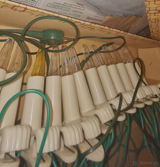 vianočné retro sviečky na stromček - 2